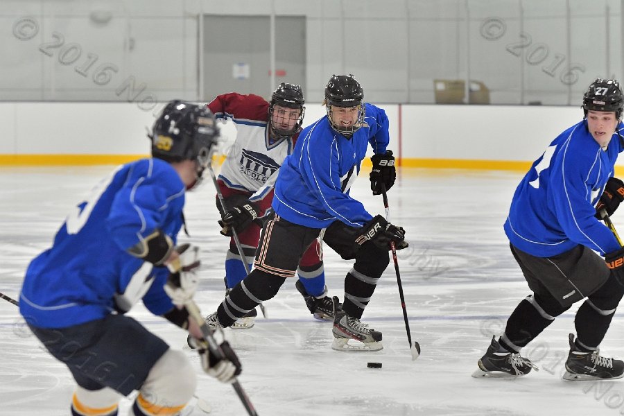 Wheaton College Men\'s Ice Hockey vs Middlesex Community College. - Photo By: KEITH NORDSTROM